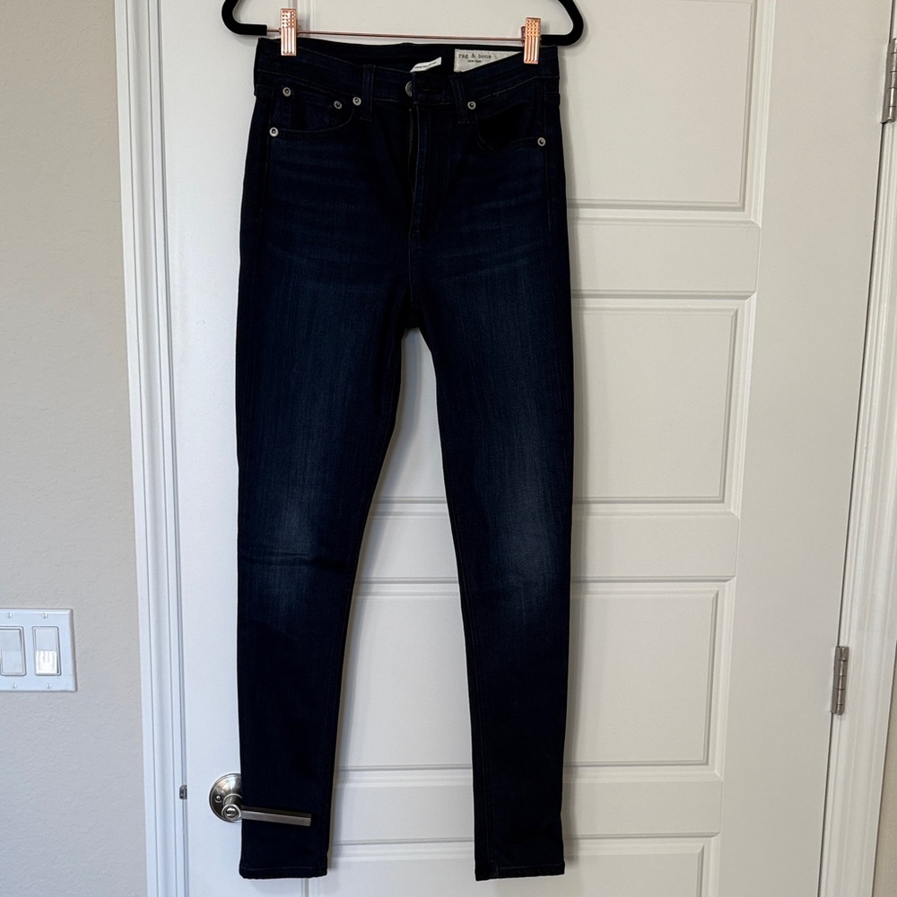 rag & bone Dark Blue Skinny Jeans